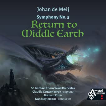 Johan de Meij-Symphony No. 5 - Return to Middle Earth-Concert Band/Armónica CD