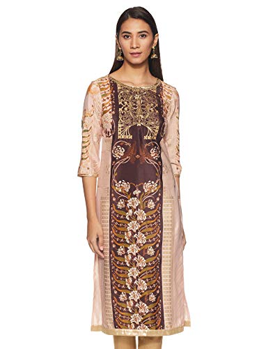Kurta droite en crêpe pêche W for Woman taille S pour femme