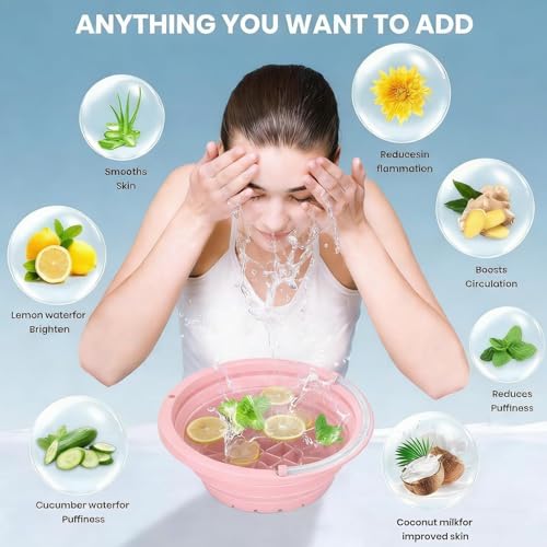 Lavabo de agua fría para un spa facial portátil en tus viajes 6