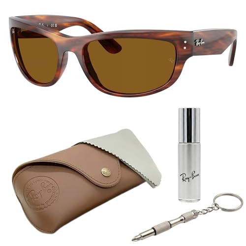 Image of Ray-Ban RB2289 MEGA BALORAMA Square-Round Shaped Sunglasses for Men & Women with Official RAYBAN Eyewear Kit