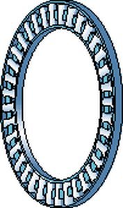 SKF AXW 40 Needle Thrust Roller Bearing