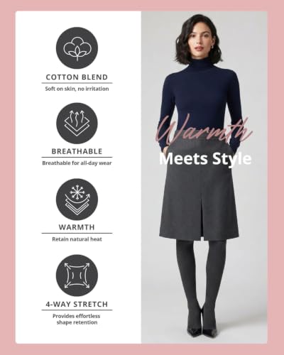 Image of MeMoi Portland Cable Knit Sweater Tights, Warm Opaque Winter Tights