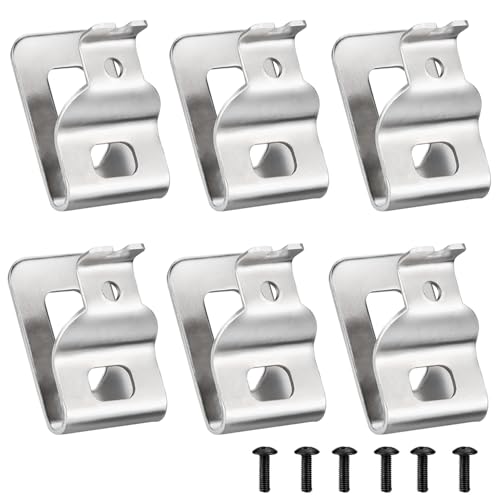 6 Pack Belt Clips for Dewalt Replacement Drill Tool Clips Hook Kit Fit Dewalt N268241 for 20V Power Tools