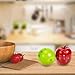 FESTFENDS 2pcs Mechanical Kitchen Timers Apple Shape Clear Sound Loud Alarm Countdown Reminder for Cooking and Learning Use Easy Operation for All Ages