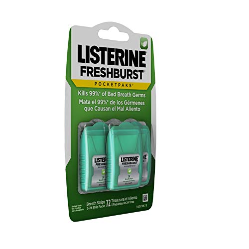 Listerine Freshburst Pocketpaks Breath Strips, Dissolving Breath