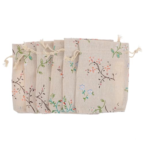Pochettes en Coton et Lin Imprimé Fleurs, un Écrin de Qualité pour vos Bijoux