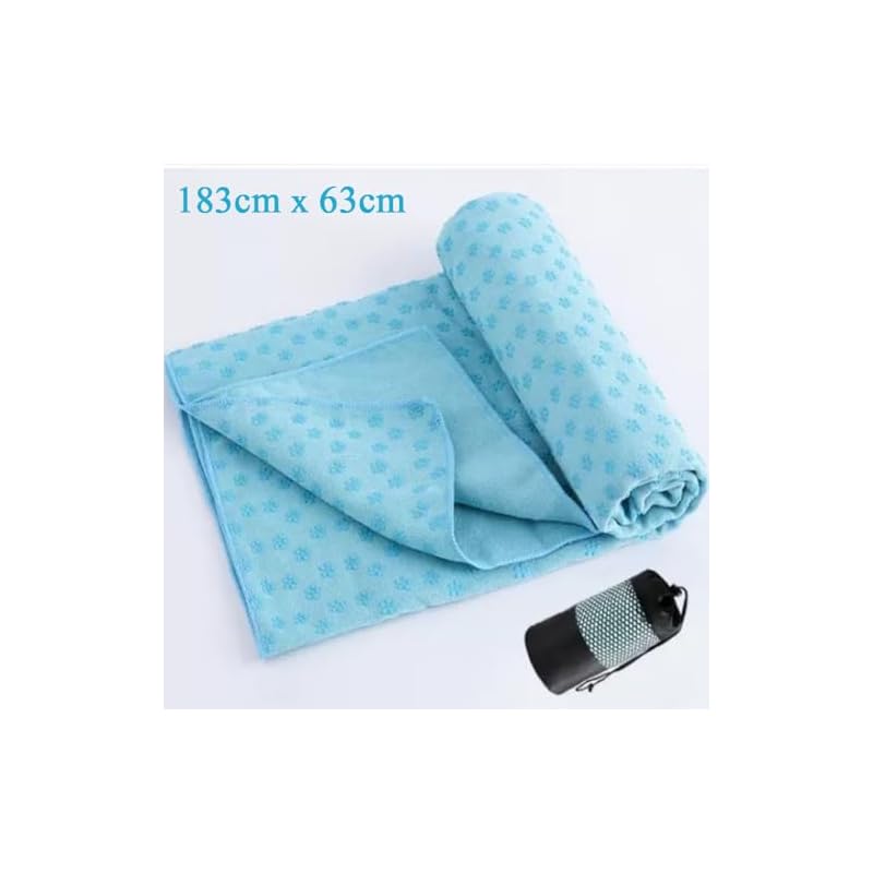Oaygat Yoga Towel Sweat Absorbent Non-slip Yoga Towel Quick-drying yoga mat cloth Breathable Yoga Mat With Mesh Carrying Bag - Image 8