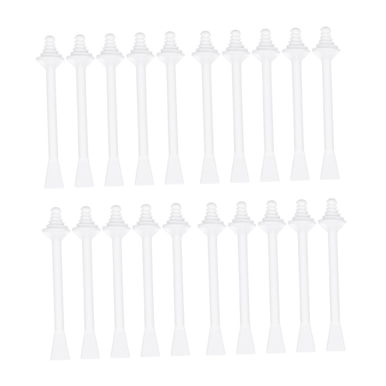 Didiseaon Nasal Hair Removal Wax Applicator Stick 20pcs Disposable Smear Wax Rods for Home Use