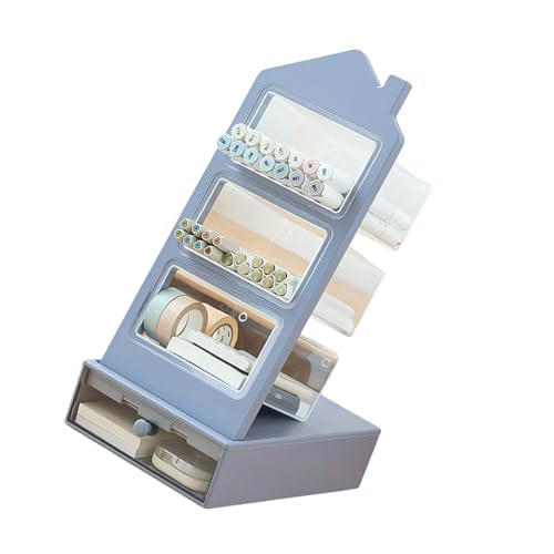 Tiroir de rangement de maquillage compact pour étagère de bureau encombrée
