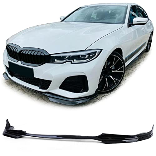 Lame de pare-chocs avant noir brillant pour BMW G20 G21 M Sport