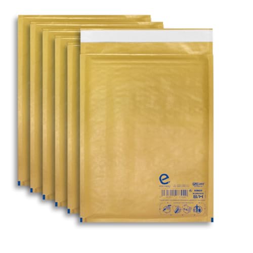 ESCRIBO 10 Sobres con Plástico de Burbuja autoadhesivos para Envios y Correos - Medidas 290 x 370 mm. - Tamaño nº 8