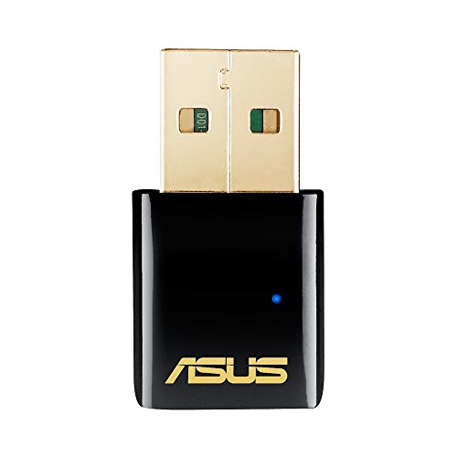 ASUS-USB-AC51-Adaptador-USB-inalambrico-AC600-Mbps-MIMO-WPS-Negro