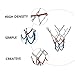 VICASKY 1pc Chain Basketball Net Design Easy to Install for Basketball Hoops Suitable for Standard Rims All-Weather Material