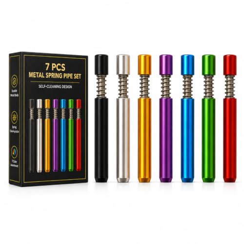 7pcs Tobacco Pipes   With Pipe Scraper Set 3.25 inch Pipe Accessories Kit