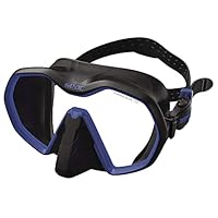 Masque De Plongée Monoverre SEAC Sunrise - Verre Trempé 4mm, Sangle Textile, Boucle 3D - Pour Apnée Et Plongée