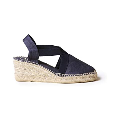 Toni Pons Women's Navy Cotton Espadrille Cover