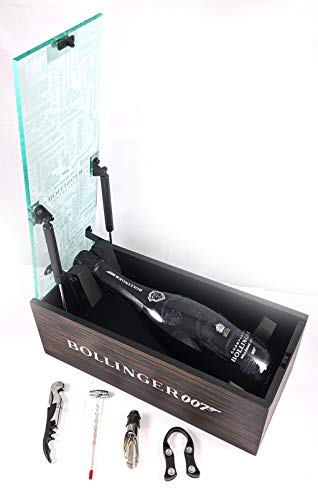 Bollinger 007 Limited Edition Millesime Vintage Champagne 2011 in its original box with four wine accessories, 1 x 750ml