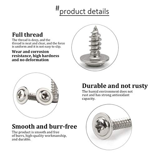 DAZISEN 100 Pezzi Viti Auto-perforazione