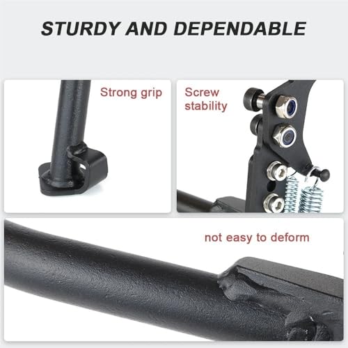Support de béquille centrale robuste KLR650 moto noir