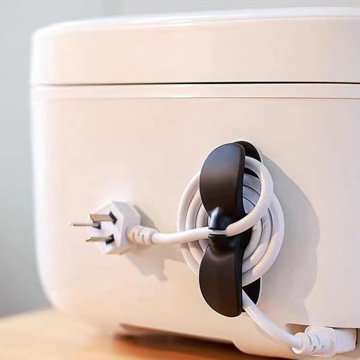 Power Plug Holder Organizer for Appliances, Tidy Cord Winder Cable Organizer, Self Adhesive Wire Wrap Holder, 8x2 cm, Small (B0DDCHYQQY) Amazon Price History, Amazon Price Tracker
