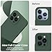 FireNova Designed for iPhone 13 Pro Max Case, Silicone [Camera Protection] Phone Case with [2 Screen Protectors], Soft Anti-Scratch Microfiber Lining Inside, 6.7 inch, Alpine Green