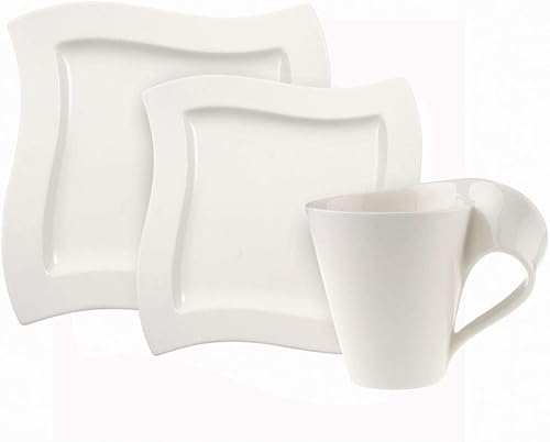 Villeroy  Boch Nuevo ajuste de lugar ondulado servicio para 4