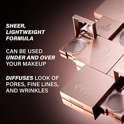 Mally Beauty Evercolor Poreless Face Defender - Primer Or Setting Powder - Long-Lasting Matte Finish - Face Defender Translucent - Travel Size 0.07 Oz #TOP2