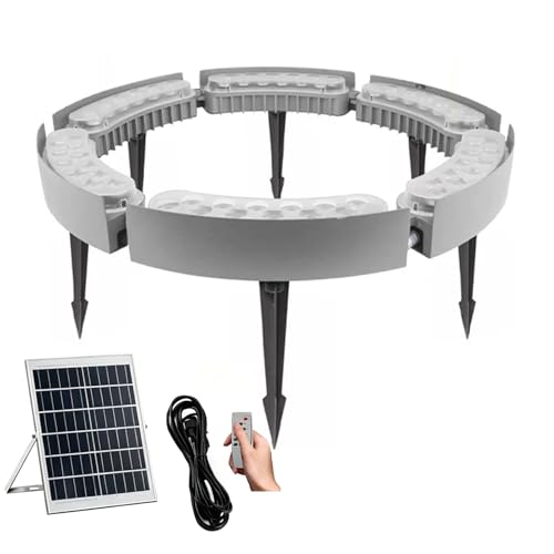 Projecteur annulaire solaire étanche IP67 pour sublimer les arbres du jardin la nuit