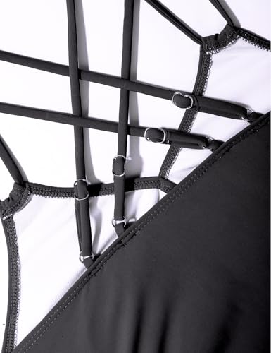 Girls Swimsuit 2 Piece Bikini Set Tropical Print Girls Bathing Suit Adjustable Straps 7-16T4