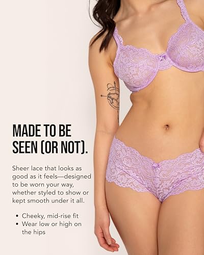 Image of Smart & Sexy womens Signature Lace Cheeky Panty