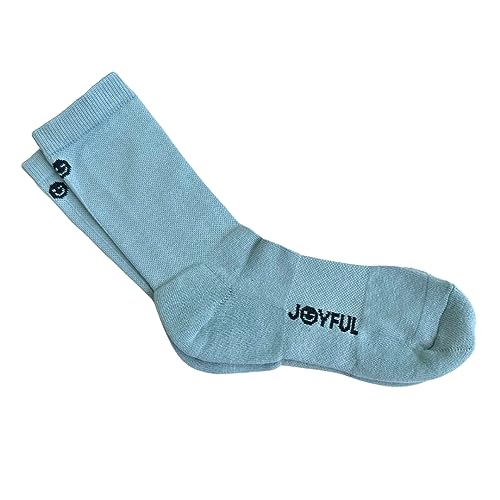 Image of Made in USA Colorful Cotton Crew Athletic Socks | Comfortable, Thick, Soft, and Supportive (as1, numeric, numeric 7, numeric 11, regular, regular, Grey)