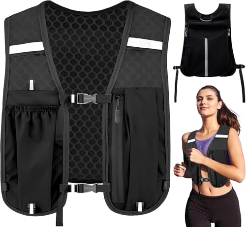 Running Vest Backpack - Multisport Pack for Marathon Trail Running Cycling Hiking & Mountaineering (Unisex)