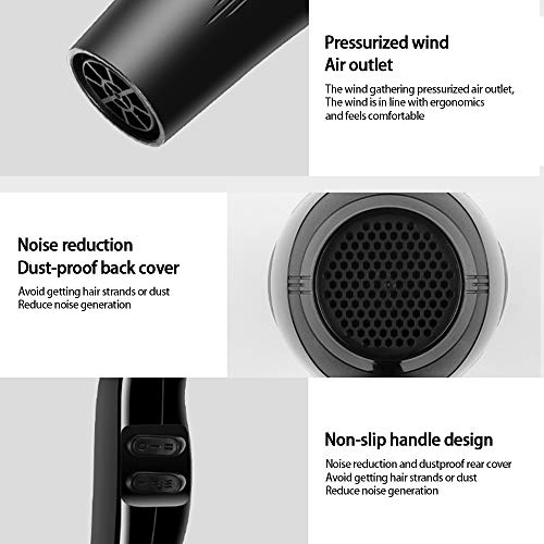 JUZIPI Asciugacapelli professionale con diffusore