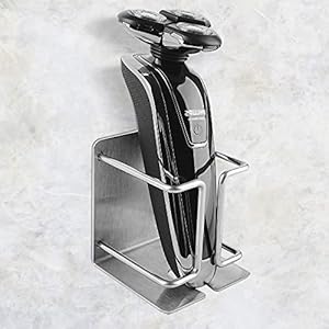 Linkidea Wandhalterung für Elektrorasierer, selbstklebender Rasierer-Aufhänger, Edelstahl-Universalaufbewahrung für Elektrorasierer, Badezimmer-Duschhalter, kompatibel mit Philips Shaver 2400