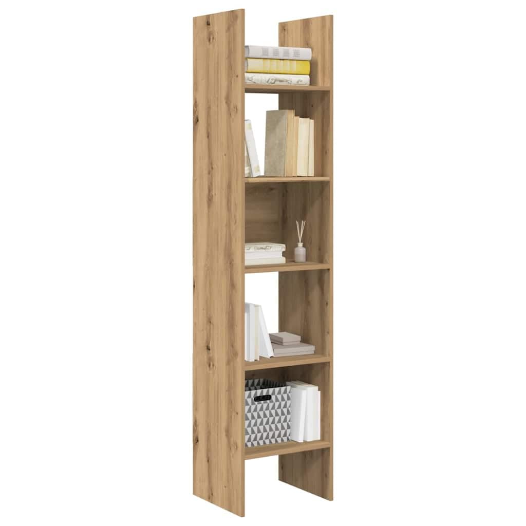 vidaXL Bibliothèque 5 Niveaux 40 x 35 x 180 cm Bois d'ingénierie