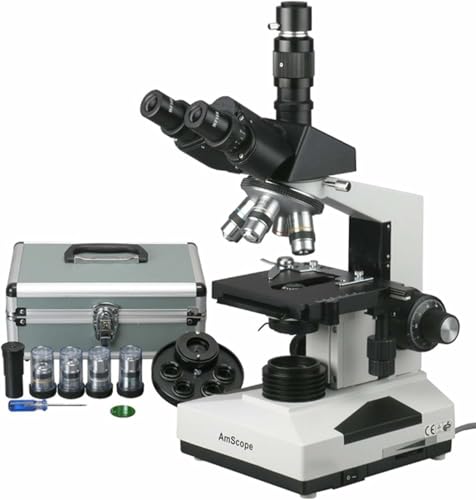 AmScope T490A-PCT Trinocular Microscope with Phase Contrast