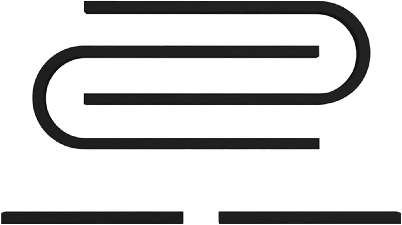 Wall Mounted Metal Nail Polish Shelf, U Shape Multilayer Nail Polish Wall Display Stand, for Perfume Lipstick Essential Oil Cosmetics Organizing Display Rack ( Color : Black , Size : 4 piece set B )