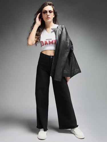 Image of HIGH Star Women's Straight Fit Mid Rise Jeans