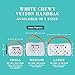 Haute Diggity Dog White Chewy Vuiton Handbag, Plush Designer Dog Toys with Interactive Squeaker, Stimulating Pet Enrichment, Machine-Washable & Safe Materials for All Breeds, Size Small
