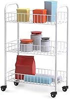 Metaltex 340633 Service Trolley Siena with 3 Stages, Metal, White, 23 x 41 x 63 cm