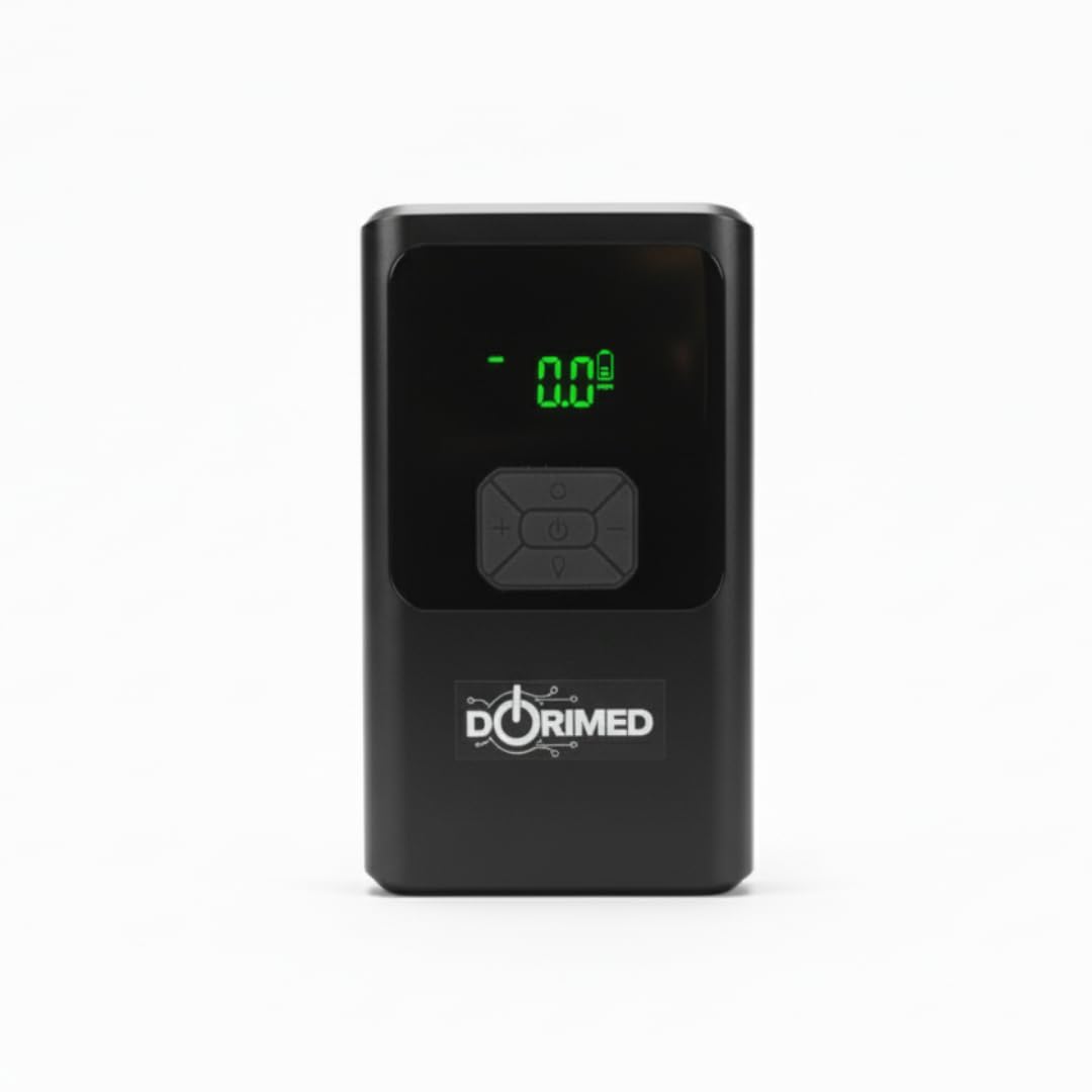 Booster - Batería de coche multifunción I arrancador de batería de 12 V gasolina y diésel I compresor de aire inflador neumáticos I cargador USB rápido I Iluminación LED & SOS I Pantalla LCD de