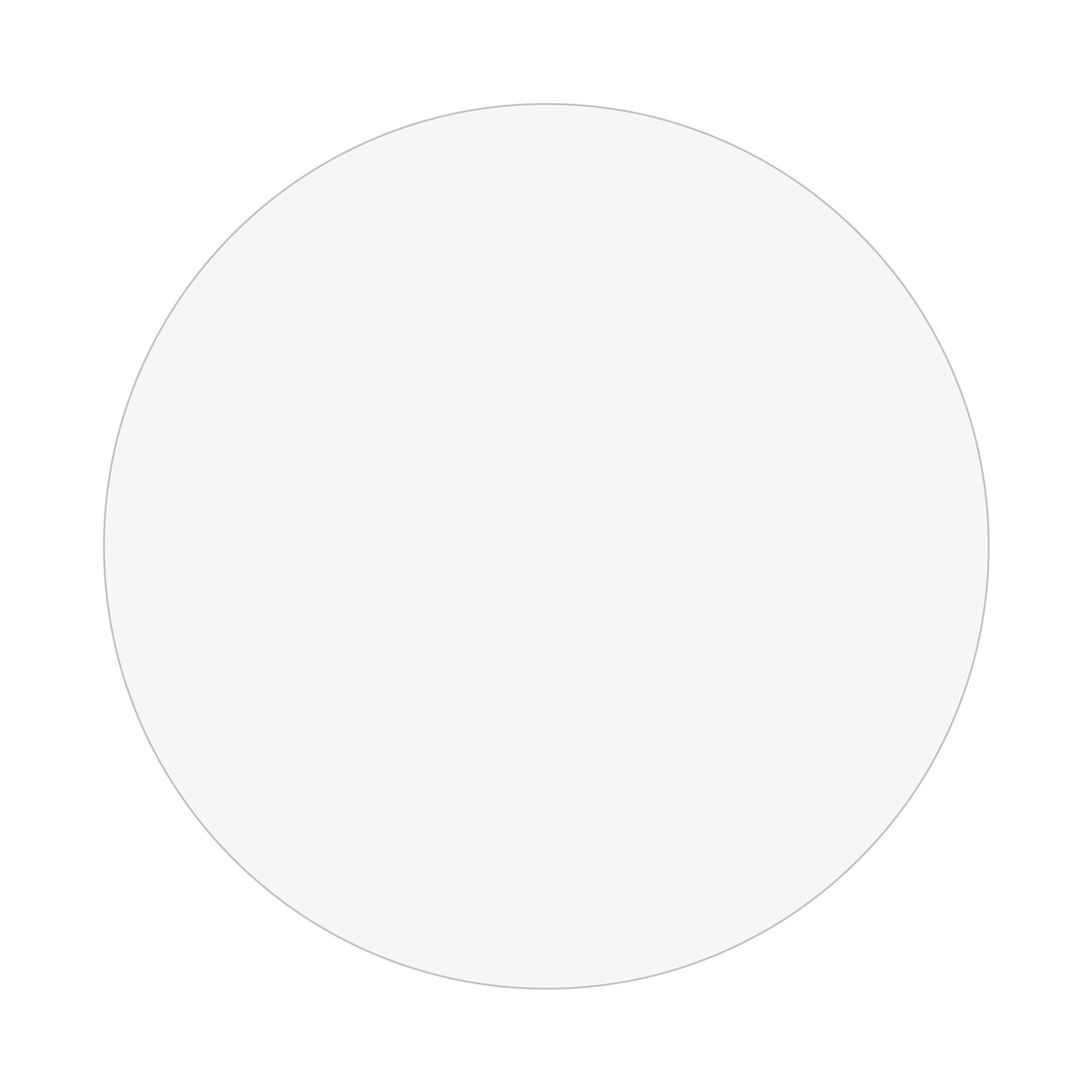 Lot de 100 plaques rondes en acrylique transparent de 10 cm d'épaisseur pour cadre photo, remplacement du verre, loisirs créatifs