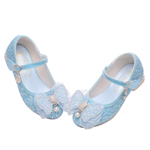 Girls Dress Shoes Kids Toddler Glitter Party Wedding Low Heels Pumps Flower Girl Mary Jane School Shoe