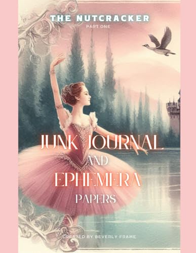 Nutcracker Junk Journal ephemera papers pour scrapbooking créatif de Noël