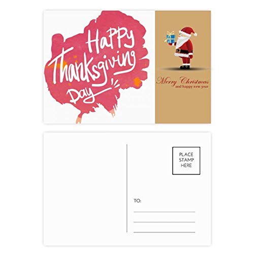 Cartes postales Thanksgiving rose tendre pour exprimer votre gratitude à vos proches