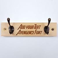 Cutncraft Designs Wooden Coat Pegs Door Hook Hanger Personalised Name Custom Made Childrens bedroom Nursary