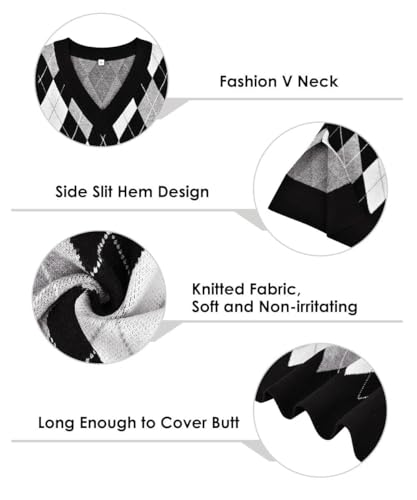 Image of TIYOMI Plus Size Sweater Sleeveless Tops for Women Knitted Tank Tops XL-5XL
