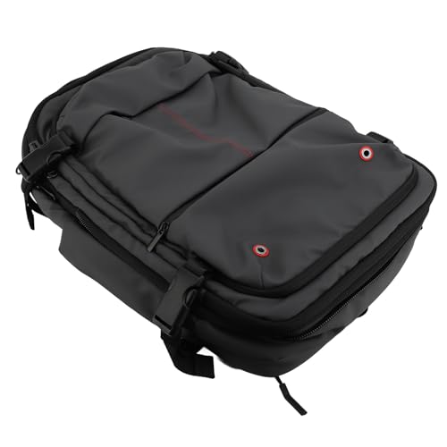 KKPLZZ Mochila de Vacío, Mochila de Viaje Expandible de Gran Capacidad de 19 Pulgadas con Bomba de Vacío, Diseño Impermeable Multicapa para Hombres, Mujeres, Viajes Universitarios (Gris)