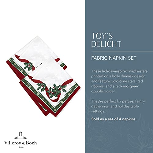 Servilletas de Tela Navideñas Elrene Pack de 4 miniatura 3