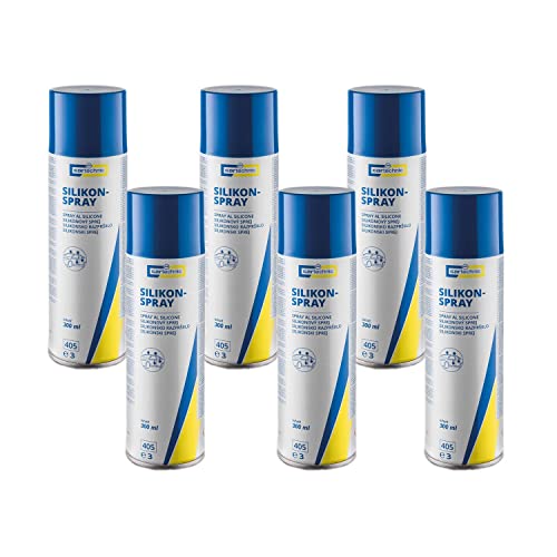 CARTECHNIC 6X Silikonspray Gleitmittel Trennmittel Pflegemittel Schutzmittel 300 ml
